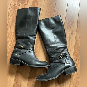 Ralph Lauren Leather Knee-High Boots